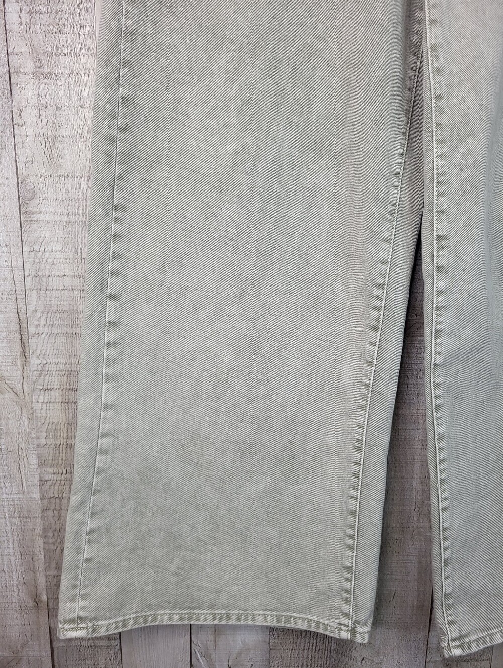 GAP Wide Leg High-Rise Jeans in Faded Light Gray Size 14 32R S - Picture 3 of 16